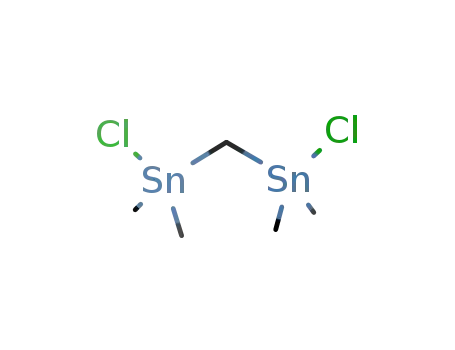 Molecular Structure of 83135-39-1 (Bis-(chlorodimethylstannyl)-methane)