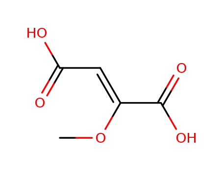 Molecular Structure of 2215-12-5 (2-Butenedioic acid, 2-methoxy-, (2Z)-)
