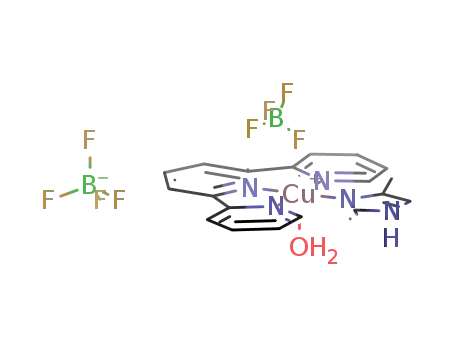 {(2,2':6',2''-terpyridine)(4-methylimidazole)(H2O)(BF4)copper(II)}(BF4)