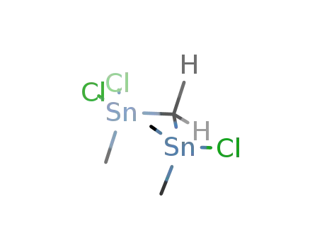 Molecular Structure of 79992-67-9 (Stannane, chloro[(dichloromethylstannyl)methyl]dimethyl-)