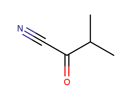 Molecular Structure of 42867-39-0 (Butanenitrile, 3-methyl-2-oxo-)