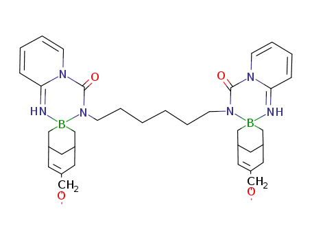 (N,N'-hexamethylenyl-1,6)-di-[7-methoxymethyl-3-borabicyclo[3.3.1]non-6-en-3-yl]-(N-carbamoylpyridon-2-iminate)