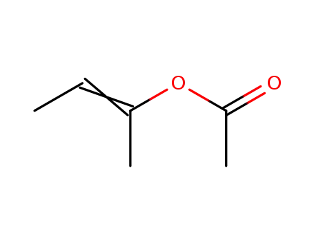 Molecular Structure of 6203-88-9 (1-methylprop-1-enyl acetate)