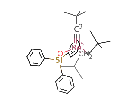 [Re(neopentyl)(OSiPh3)(neopentylidene)(neopentylidyne)]