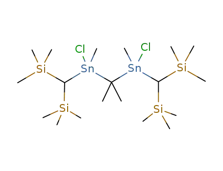 2,2-bis[bis(trimethylsilyl)methylchloromethylstannyl]propane