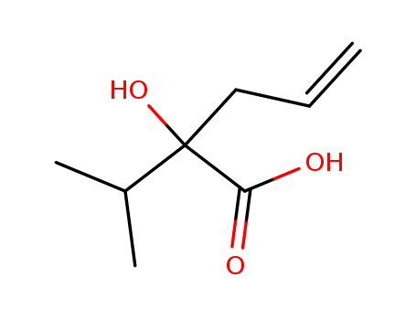 2-hydroxy-2-isopropyl-pent-4-enoic acid