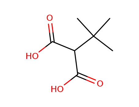 Molecular Structure of 4379-33-3 (2-tert-butylpropanedioic acid)