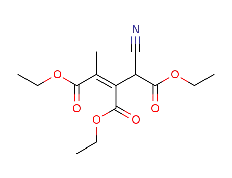 1-cyano-but-2-ene-1,2,3-tricarboxylic acid triethyl ester