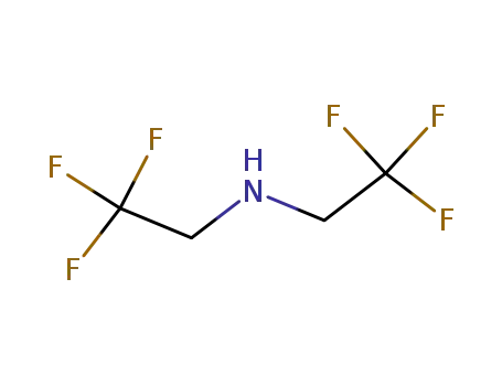 Molecular Structure of 407-01-2 (BIS(2,2,2-TRIFLUOROETHYL)AMINE)