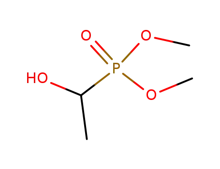 Molecular Structure of 10184-66-4 (dimethyl (1-hydroxyethyl)phosphonate)