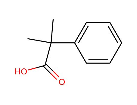 Molecular Structure of 826-55-1 (2-Methyl-2-phenylpropionic acid)