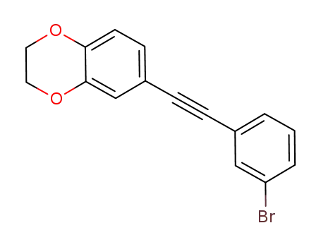 6-[(3-bromophenyl)ethynyl]-2,3-dihydro-1,4-benzodioxine
