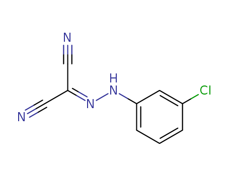 CARBONYL CYANIDE 3-CHLOROPHENYLHYDRAZONE(555-60-2)
