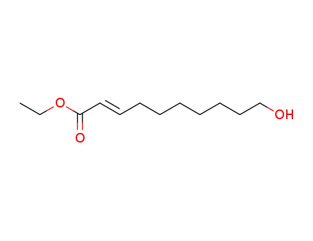Molecular Structure of 57221-93-9 (HYDROXYDEC-2-ENOIC ACID ETHYL ESTER, (E)-10-(SH))