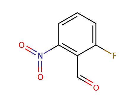 Molecular Structure of 1644-82-2 (2-Fluoro-6-nitrobenzaldehyde)