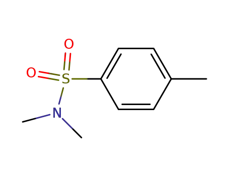 Molecular Structure of 599-69-9 (N,N-DIMETHYL-P-TOLUENESULFONAMIDE)
