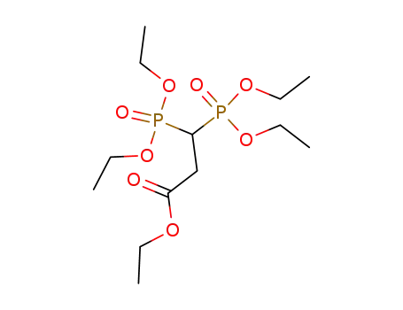 Molecular Structure of 1112-29-4 (Tetraethyl(ethoxycarbonylethylidene)bisphosphonate)