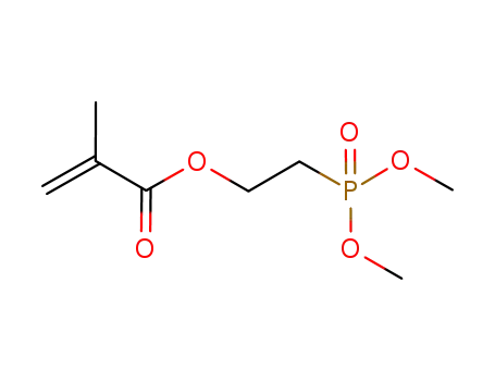 Molecular Structure of 22432-83-3 (2-Propenoic acid, 2-methyl-, 2-(dimethoxyphosphinyl)ethyl ester)
