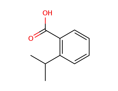 Molecular Structure of 2438-04-2 (2-propan-2-ylbenzoic acid)