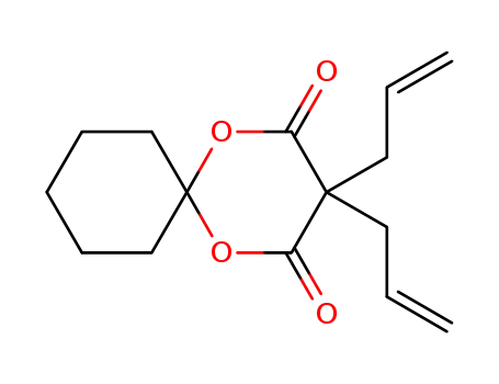 3,3-diallyl-1,5-dioxa-spiro[5.5]undecane-2,4-dione