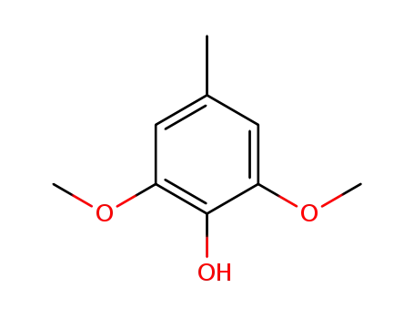 Molecular Structure of 6638-05-7 (2,6-DIMETHOXY-4-METHYLPHENOL)