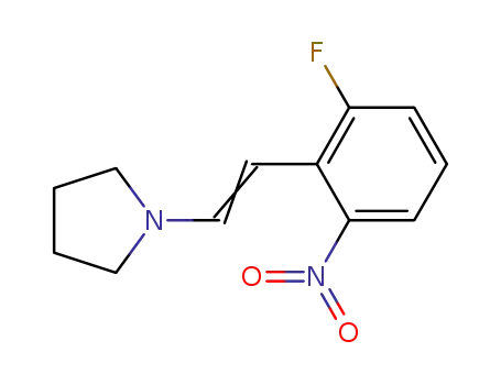 1-(2-(2-fluoro-6-nitrophenyl)vinyl)pyrrolidine