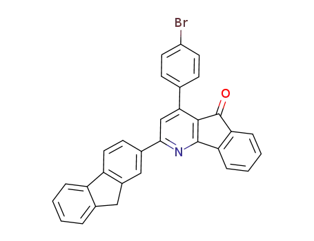 4-(4-bromophenyl)-2-(9H-fluoren-2-yl)-indeno[1,2-b]pyridin-5-one