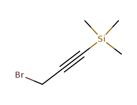 Molecular Structure of 38002-45-8 (3-BROMO-1-(TRIMETHYLSILYL)-1-PROPYNE)