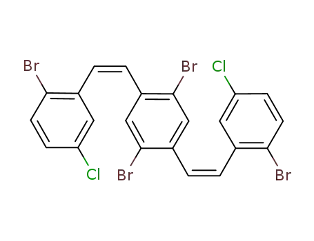 2,2'-(1Z,1'Z)-2,2'-(2,5-dibromo-1,4-phenylene)bis(ethene-2,1-diyl)bis(1-bromo-4-chlorobenzene)