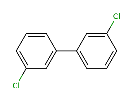 Molecular Structure of 2050-67-1 (3,3'-DICHLOROBIPHENYL)