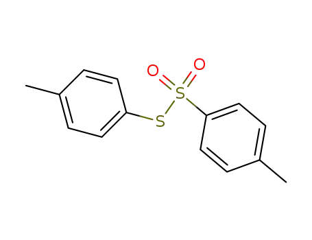 Molecular Structure of 2943-42-2 (p-Toluenethiosulfonic acid S-p-tolyl ester)