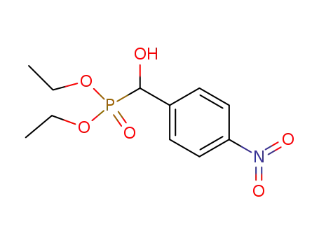 Molecular Structure of 1776-87-0 (Phosphonic acid, [hydroxy(4-nitrophenyl)methyl]-, diethyl ester)