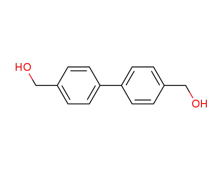 Molecular Structure of 1667-12-5 (4,4'-Bis(hydroxymethyl)biphenyl)