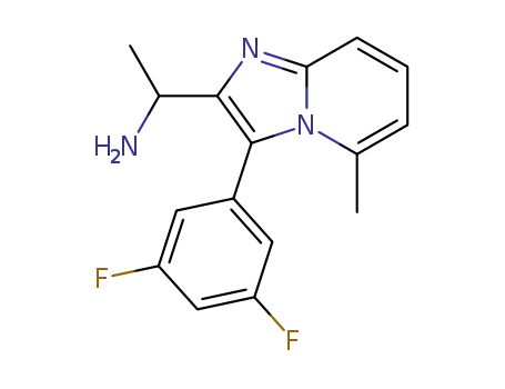 1-[3-(3,5-difluorophenyl)-5-methylimidazo[1,2-a]pyridin-2-yl]ethanamine