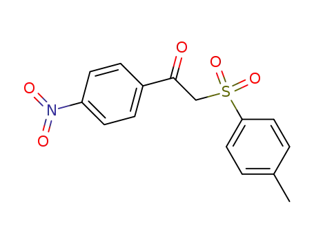 Molecular Structure of 56858-46-9 (Ethanone, 2-[(4-methylphenyl)sulfonyl]-1-(4-nitrophenyl)-)