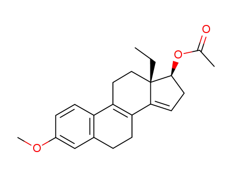 13β-Aethyl-3-methoxy-gonapentaen-(1.3.5(10).8.14)-ol-(17β)-acetat
