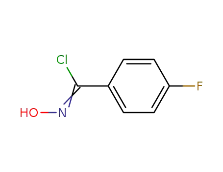 Molecular Structure of 42202-95-9 (ALPHA-CHLORO-4-FLUOROBENZALDOXIME)