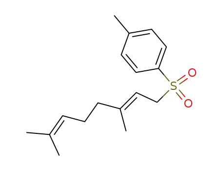 Molecular Structure of 53254-60-7 (Geranyl-p-TolylSulfone)