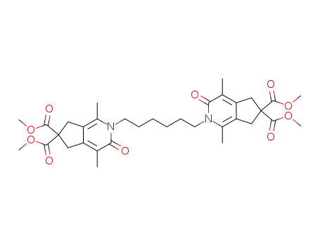 tetramethyl 1,1',4,4'-tetramethyl-3,3'-dioxo-2,2'-hexamethylenebis(5H-2,3,6,7-tetrahydrocyclopenta[c]pyridine-6,6-dicarboxylate)