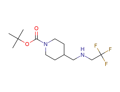 tert-butyl 4-((2,2,2-trifluoroethylamino)methyl)piperidine-1-carboxylate