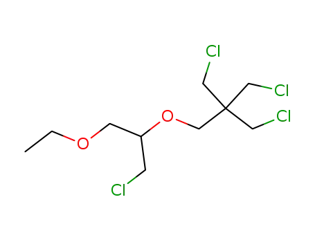 1-chloro-2,2-bis-chloromethyl-3-(1-chloromethyl-2-ethoxy-ethoxy)-propane