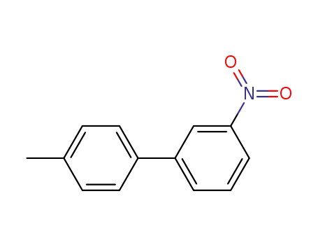 Molecular Structure of 53812-68-3 (1,1'-BIPHENYL, 4'-METHYL-3-NITRO-)