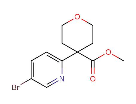 methyl 4-(5-bromo-2-pyridyl)tetrahydropyran-4-carboxylate
