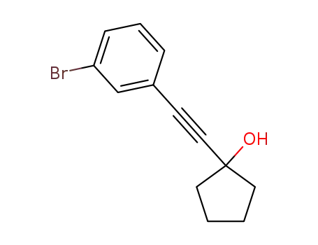 1-((3-bromophenyl)ethynyl)cyclopentanol
