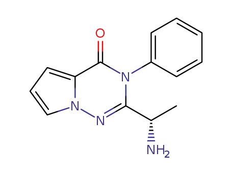 (S)-2-(1-aminoethyl)-3-phenylpyrrolo[1,2-f][1,2,4]triazin-4(3H)-one