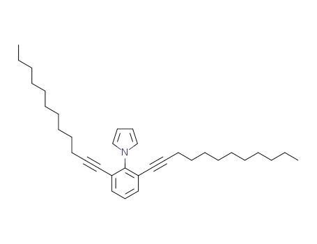 1-(2,6-di(dodec-1-yn-1-yl)phenyl)-1H-pyrrole