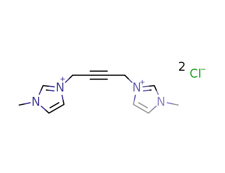 3,3′-(but-2-yne-1,4-diyl)bis(1-methyl-1H-imidazol-3-ium) chloride