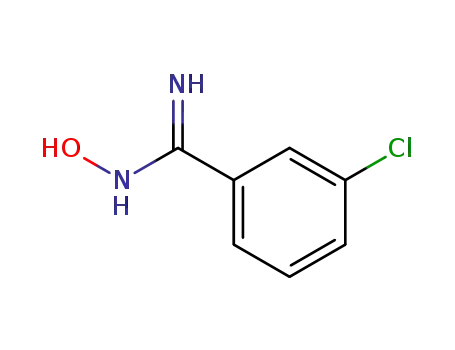 Molecular Structure of 22179-77-7 (3-CHLORO-N'-HYDROXYBENZENECARBOXIMIDAMIDE)