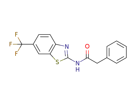 N-(6-(trifluoromethyl)benzothiazol-2-yl)-2-phenylacetamide
