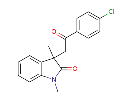 3-(2-(4-chlorophenyl)-2-oxoethyl)-1,3-dimethylindolin-2-one